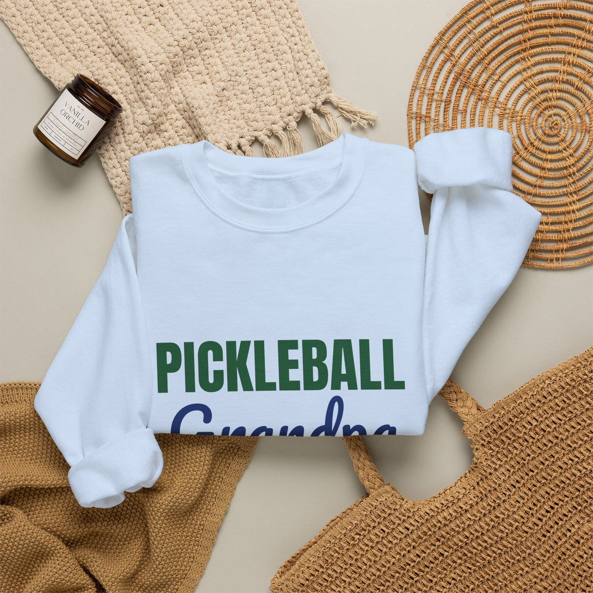 Pickleball Grandpa Dink Responsibly Sweatshirt, Pickleball Grandpa Crewneck