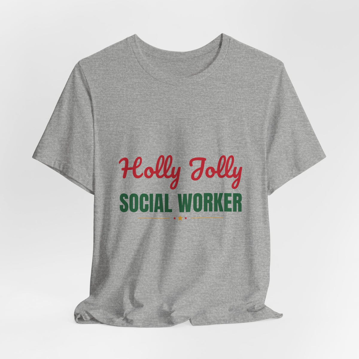 Holly Jolly Social Worker Shirt, Social Worker Christmas T-Shirt, Social Worker Gift