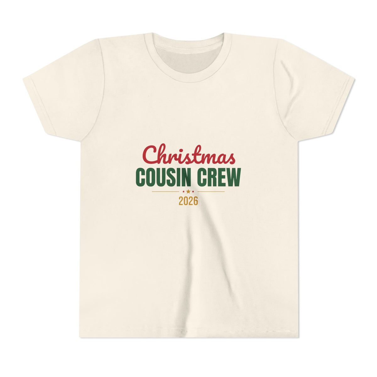 Christmas Cousin Crew 2026 Kids Shirt, Kids Matching Christmas T-Shirt