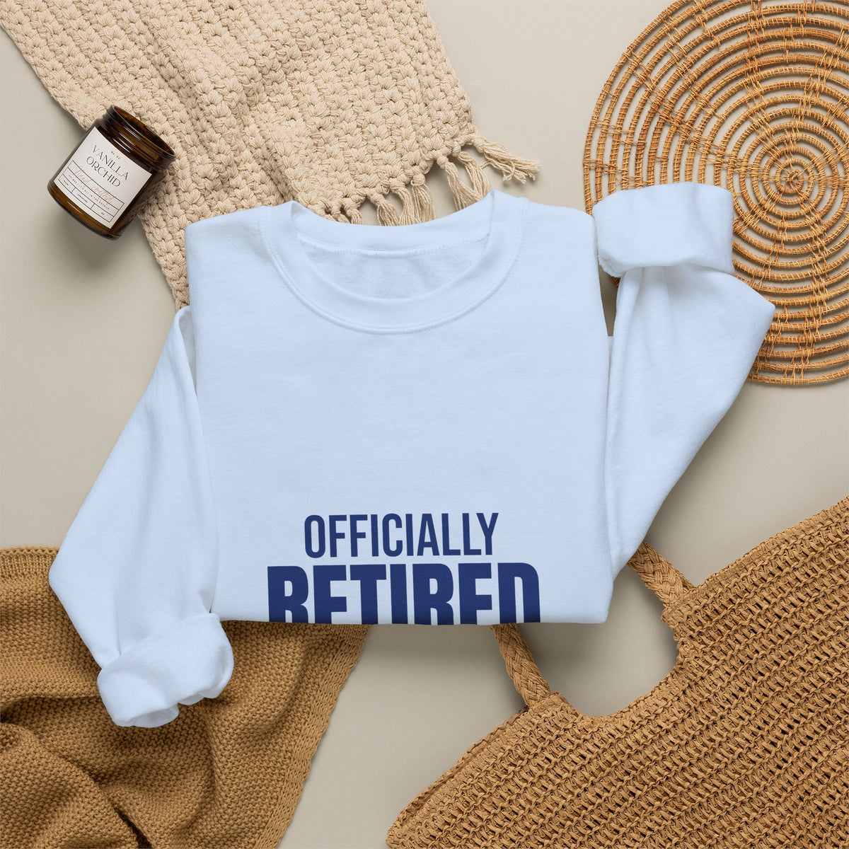 Officially Retired Time to Relax Sweatshirt, Retirement Crewneck, Retirement Gift