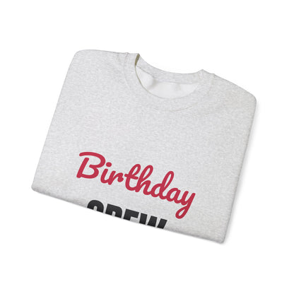 Birthday Crew Sweatshirt, Matching Birthday Party Crewneck