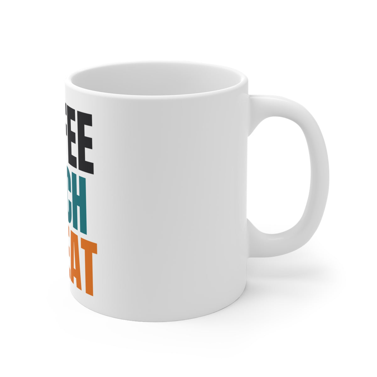 Coffee Teach Repeat Mug
