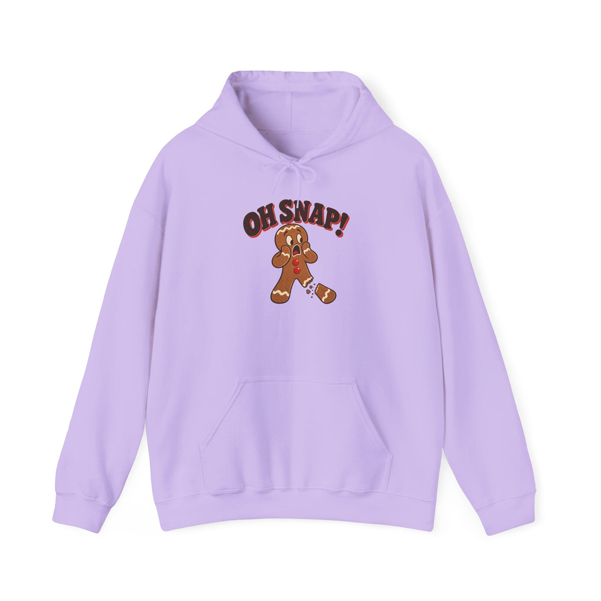 Oh Snap Gingerbread Man Funny Christmas Hoodie, Funny Gingerbread Hoodie