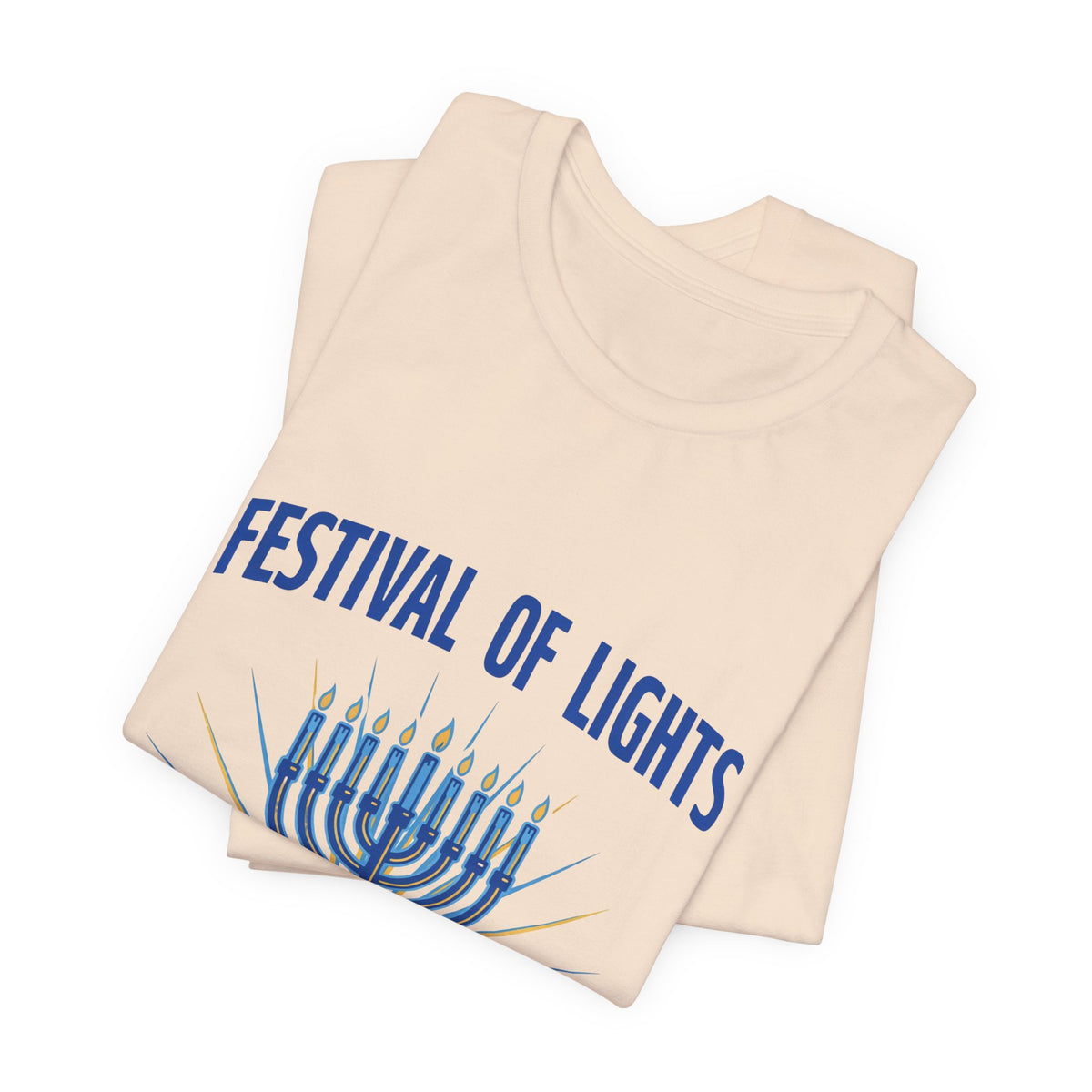 Festival of Lights Hanukkah Shirt, Hanukkah T-Shirt, Menorah Tee