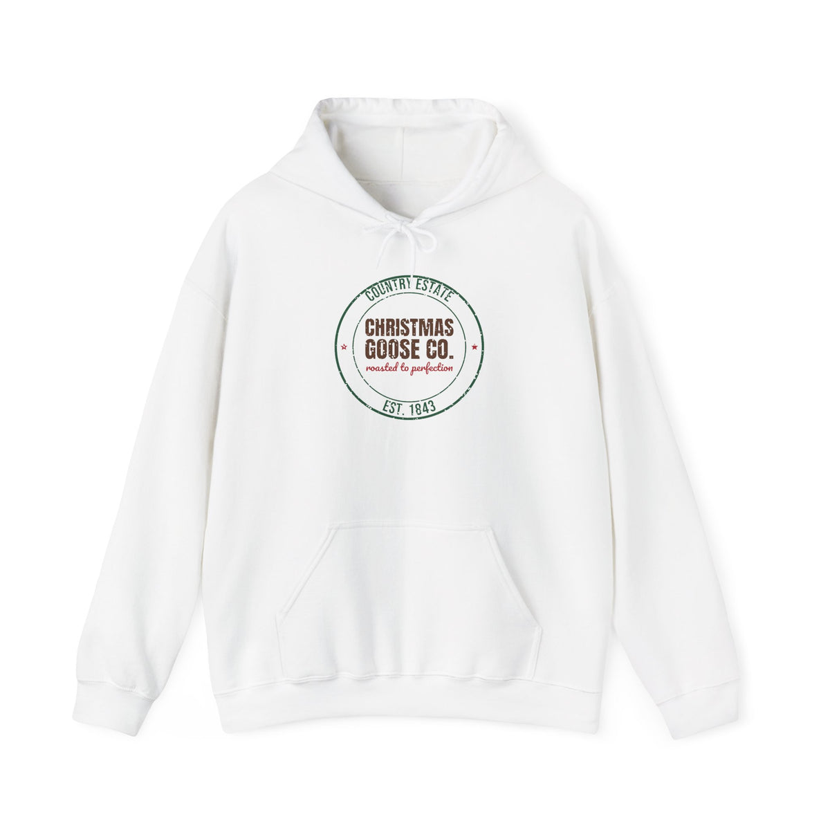Country Estate Christmas Goose Co. Est. 1843 Hoodie, Vintage Christmas Hoodie