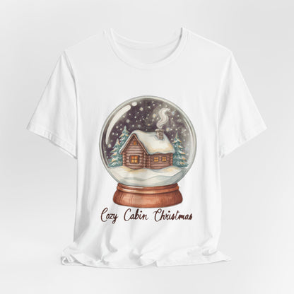 Cozy Cabin Christmas Snow Globe Shirt, Cozy Cabin Christmas Snow Globe T-Shirt