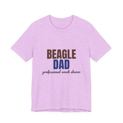 Beagle Dad Professional Snack Sharer Shirt, Beagle Dad T-Shirt, Beagle Lover Gift
