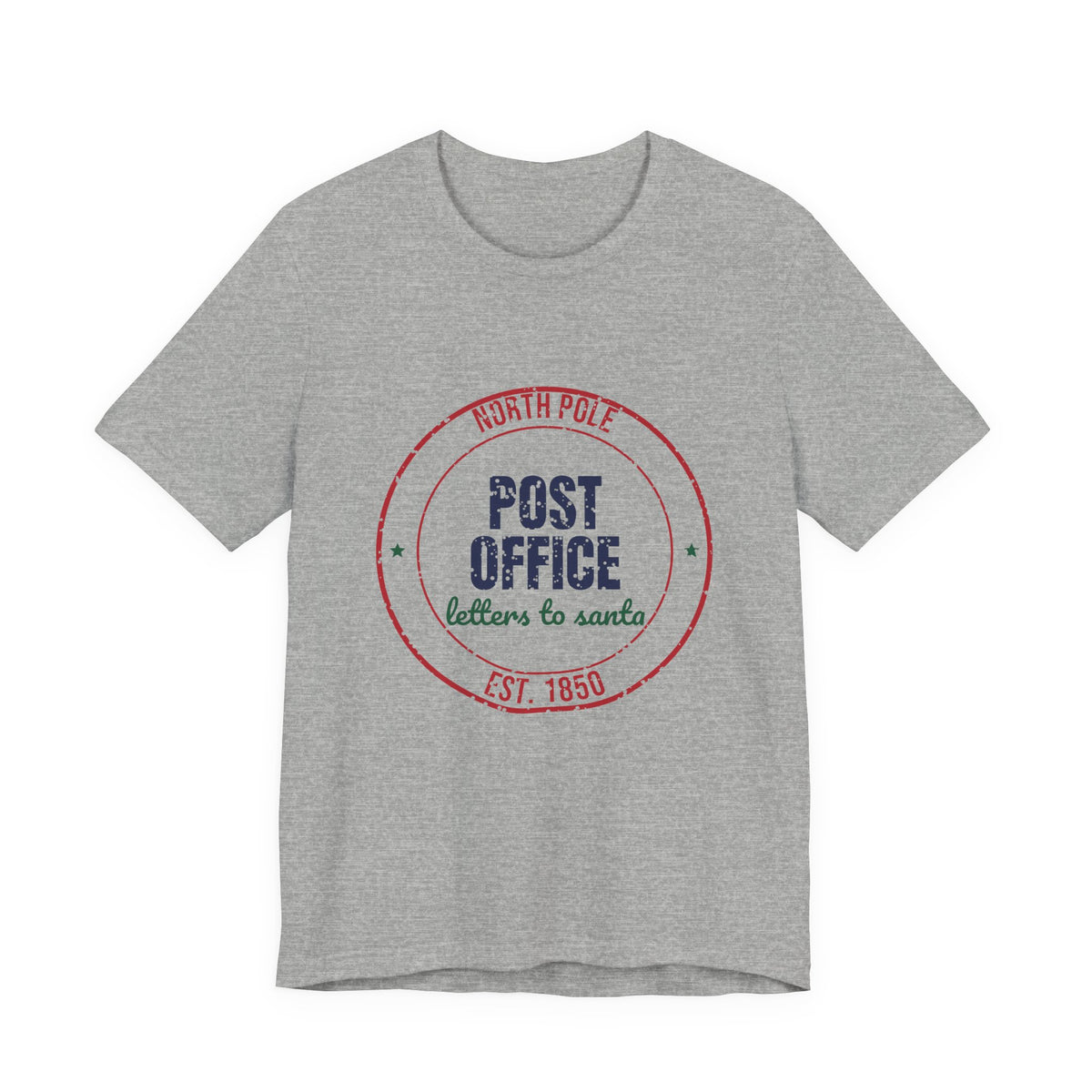 North Pole Post Office Letters to Santa Est. 1850 Shirt, Vintage Christmas T-Shirt, Vintage Christmas Gift