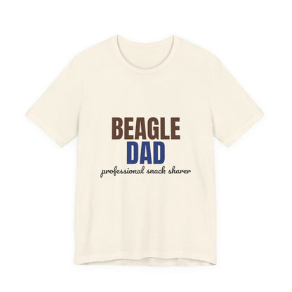 Beagle Dad Professional Snack Sharer Shirt, Beagle Dad T-Shirt, Beagle Lover Gift
