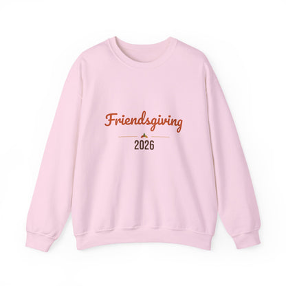 Friendsgiving 2026 Sweatshirt, Thanksgiving Crewneck, Matching Friends Fall Tee