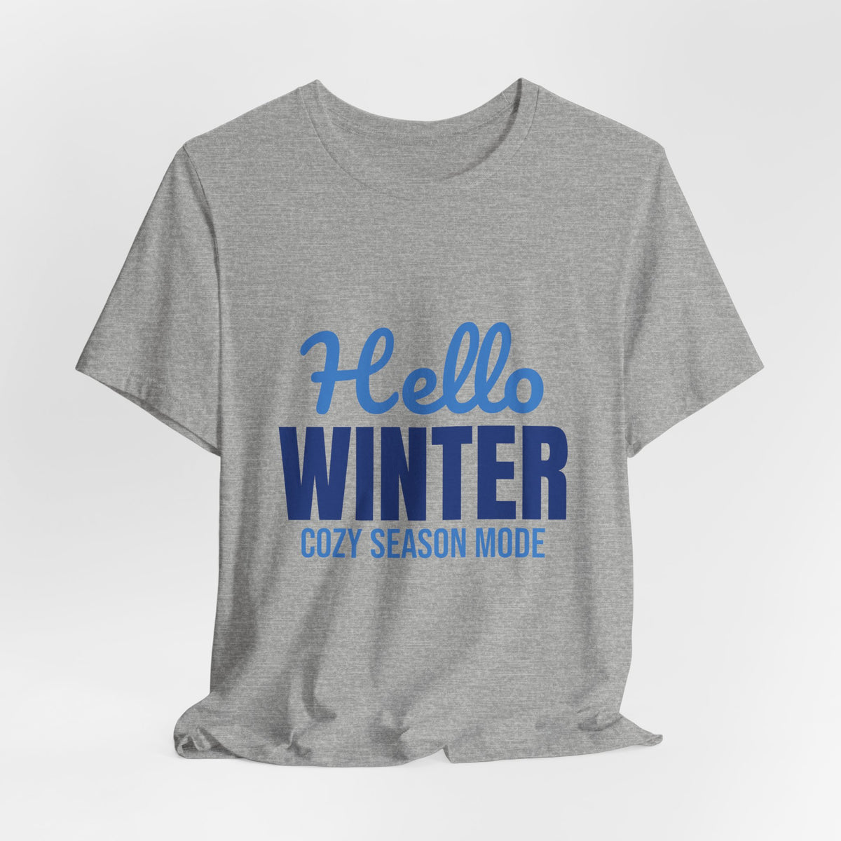 Hello Winter Cozy Season Mode Shirt, Winter T-Shirt, Cozy Season Tee