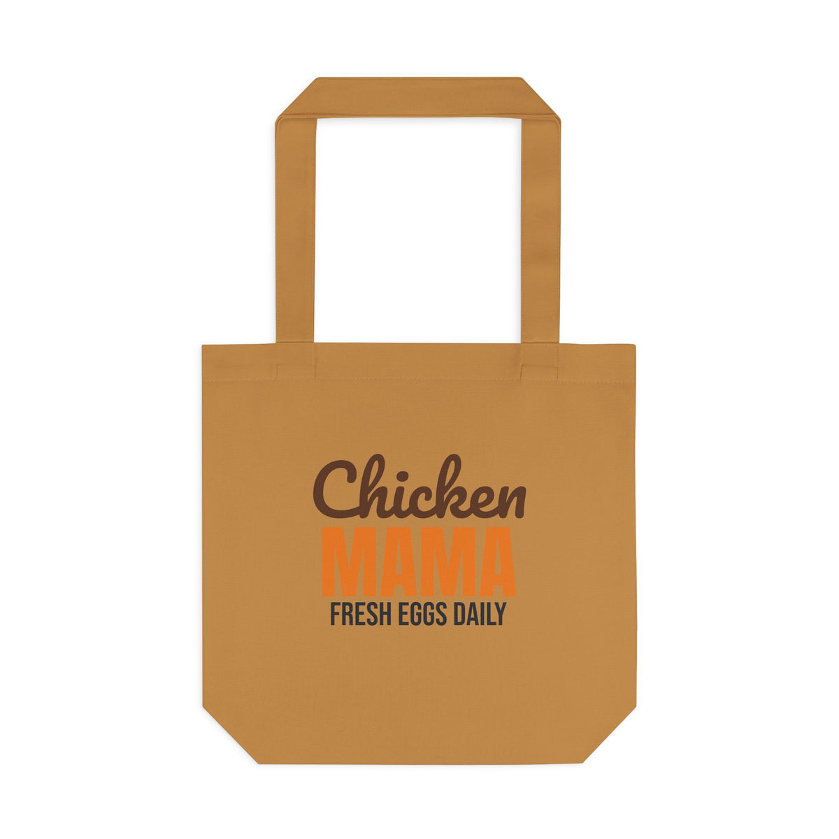 Chicken Mama Fresh Eggs Daily Tote Bag, Chicken Mama Canvas Tote Bag