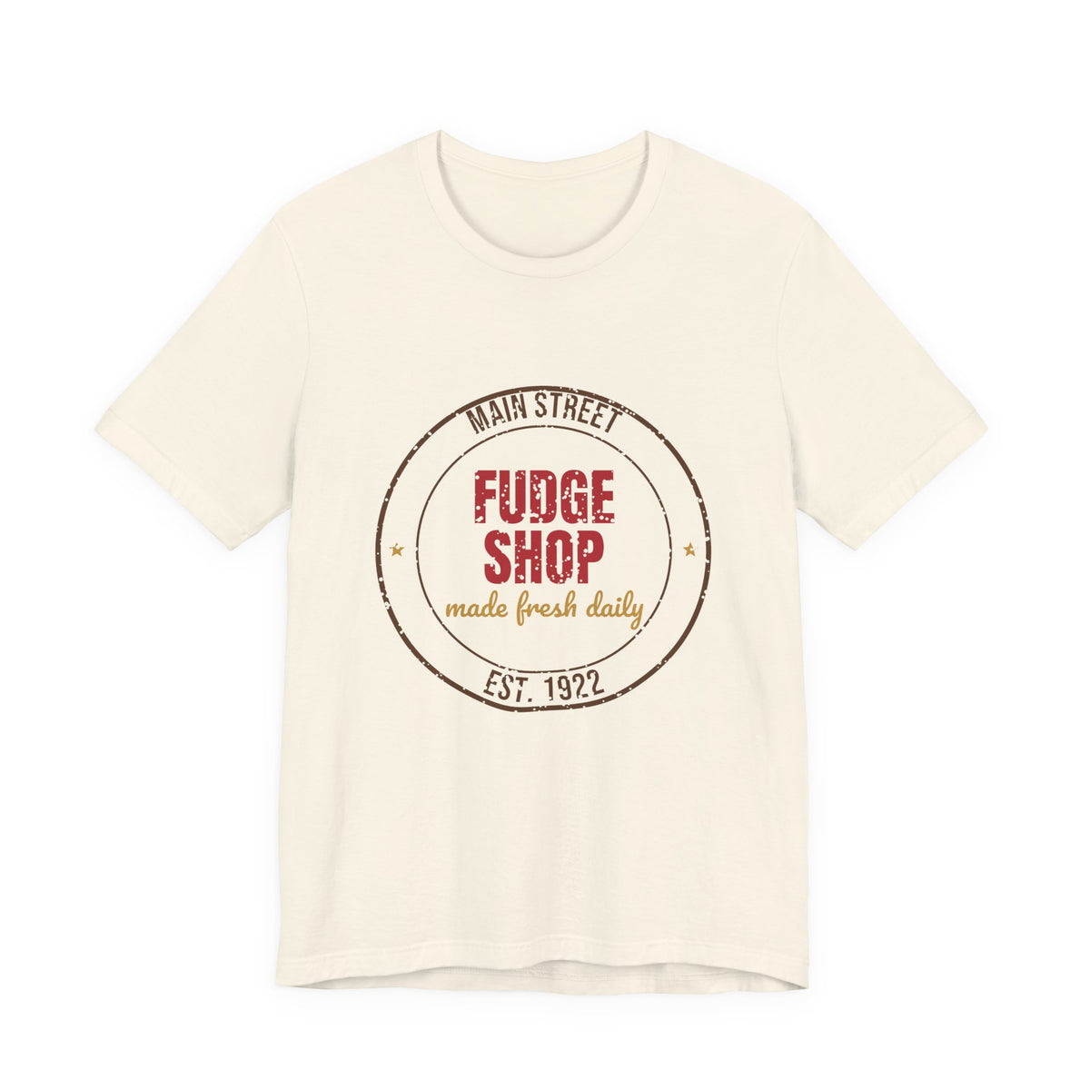 Main Street Fudge Shop Est. 1922 Shirt, Vintage Christmas T-Shirt, Vintage Christmas Gift
