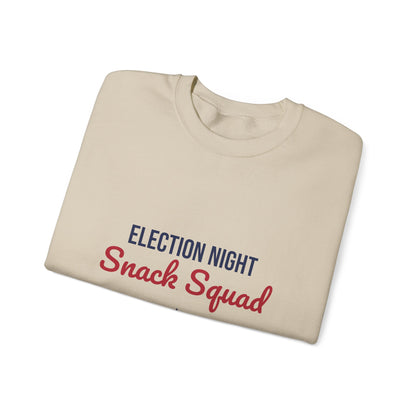 Election Night Snack Squad Sweatshirt, Election Night Crewneck Sweatshirt