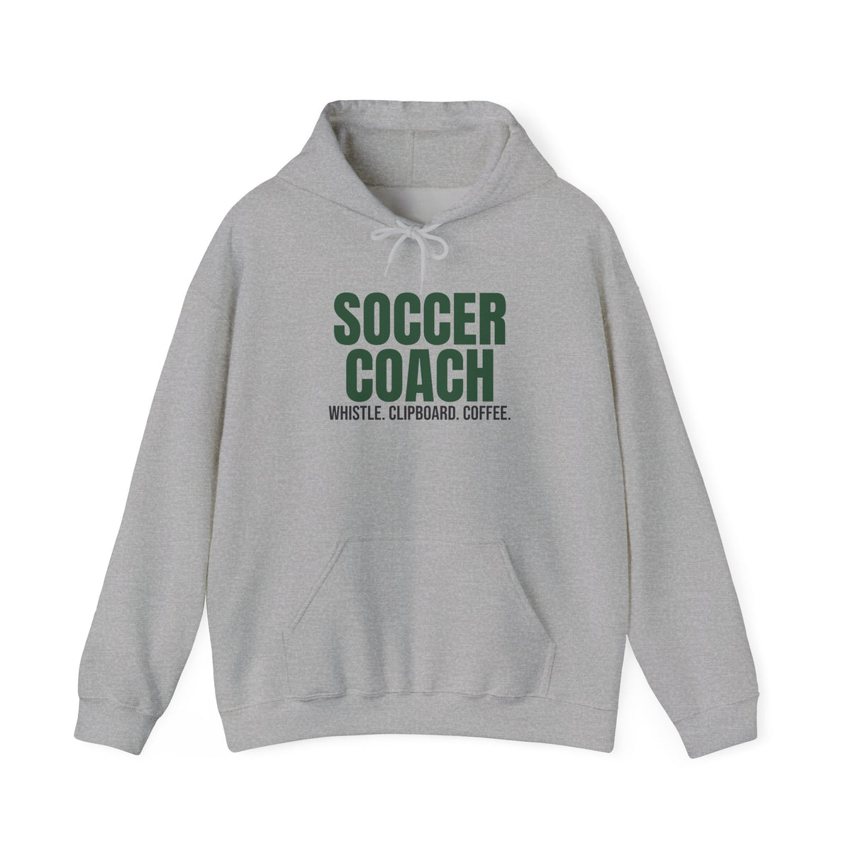 Soccer Coach Whistle Clipboard Coffee Hoodie, Soccer Coach Hoodie