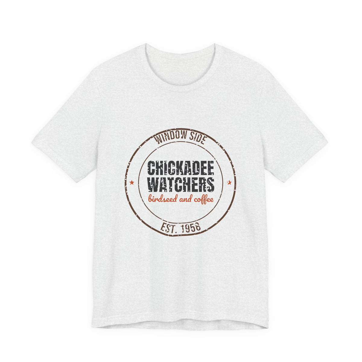 Window Side Chickadee Watchers Est. 1958 Shirt, Vintage Birding T-Shirt, Vintage Birding Gift