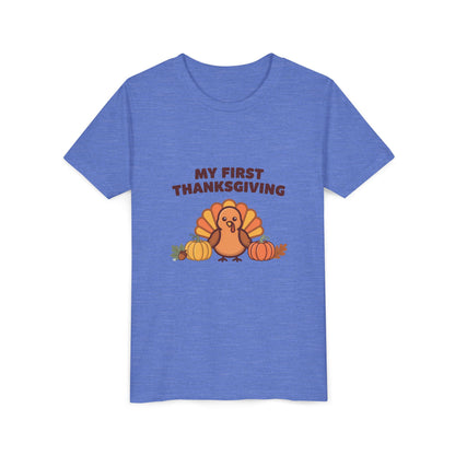 My First Thanksgiving Kids Shirt, Kids Thanksgiving Shirt, Youth Tee