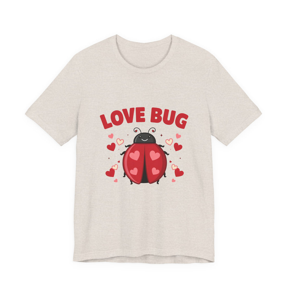 Love Bug Valentine Ladybug Shirt, Ladybug Valentine T-Shirt, Valentines Day Tee