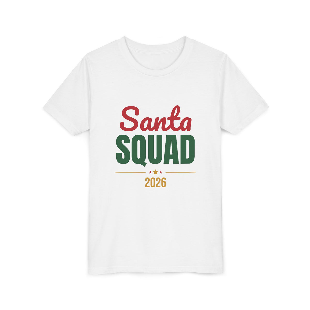 Santa Squad 2026 Kids Shirt, Kids Matching Christmas T-Shirt