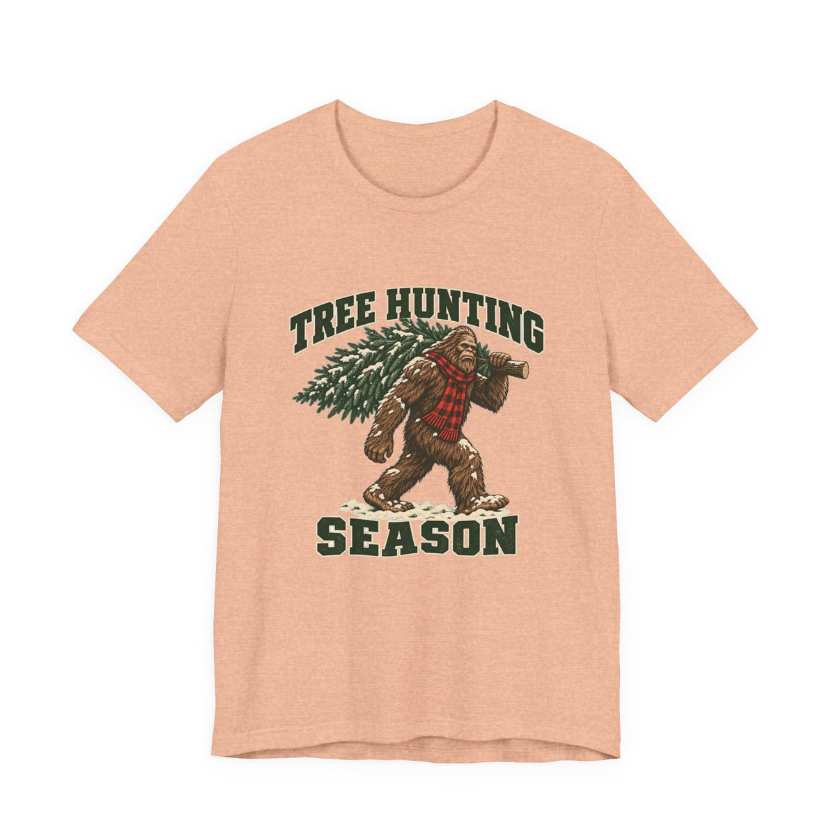 Tree Hunting Season Bigfoot Christmas Tree Shirt, Bigfoot Christmas T-Shirt, Bigfoot Christmas Gift