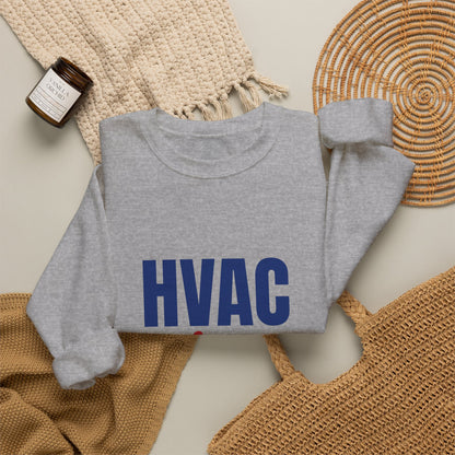 HVAC Technician Keeping You Cool and Cozy Sweatshirt, HVAC Tech Crewneck Sweatshirt