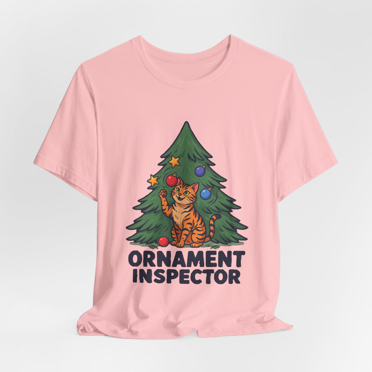 Ornament Inspector Christmas Cat Shirt, Ornament Inspector Christmas Cat T-Shirt