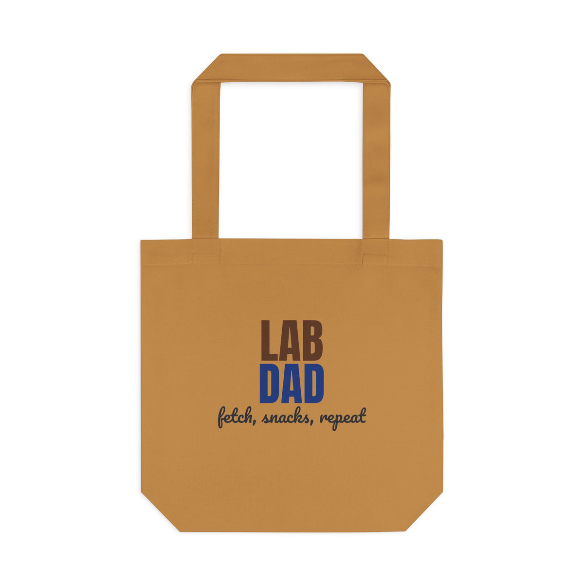 Lab Dad Fetch, Snacks, Repeat Tote Bag, Lab Dad Canvas Tote Bag