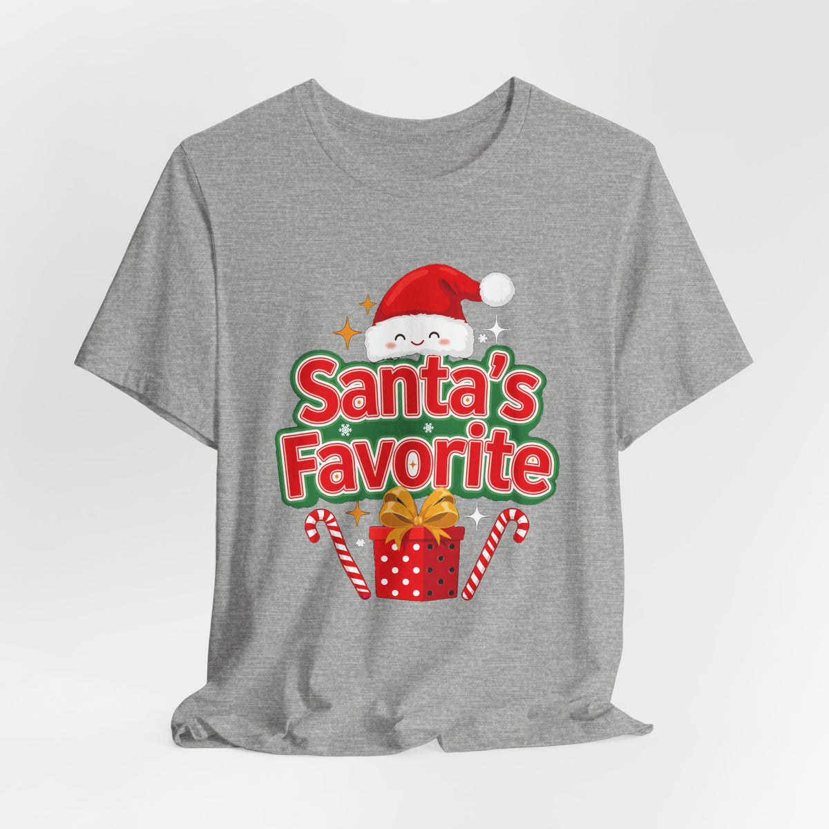 Santa's Favorite Shirt, Funny Christmas T-Shirt, Nice List Tee