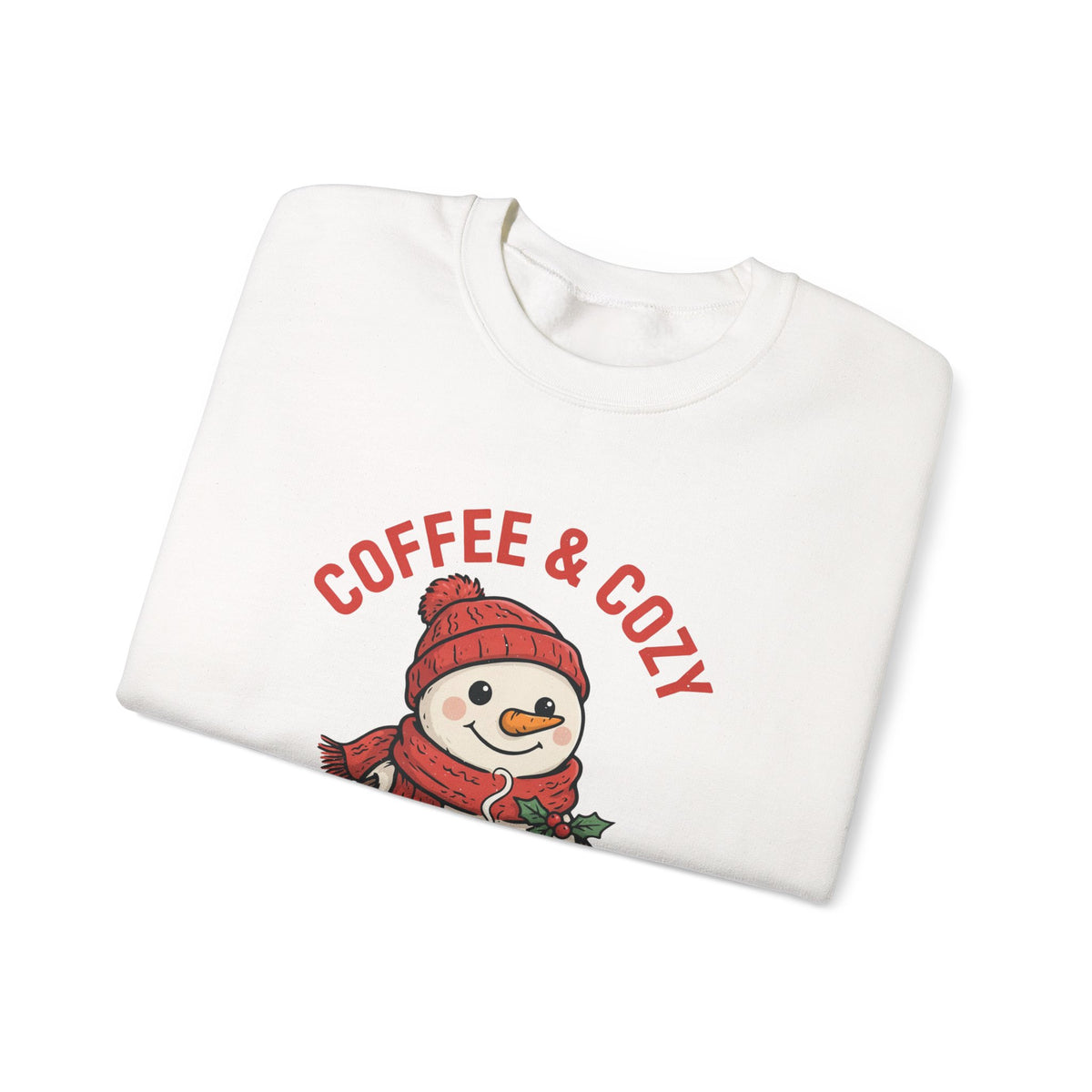 Coffee and Cozy Season Snowman Sweatshirt