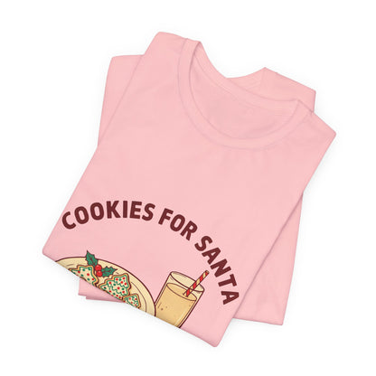 Cookies for Santa Shirt, Christmas Eve T-Shirt, Family Christmas Tee