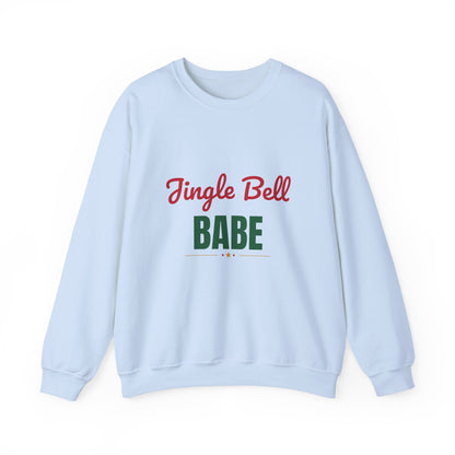 Jingle Bell Babe Sweatshirt, Womens Christmas Crewneck