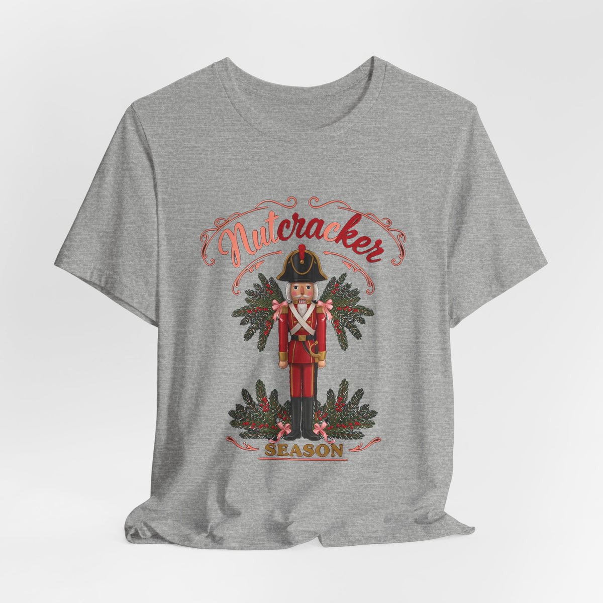 Nutcracker Season Shirt, Vintage Nutcracker T-Shirt, Pink Christmas Tee