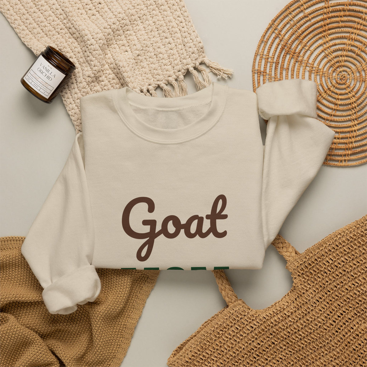 Goat Mom Herding Kids of All Kinds Sweatshirt, Goat Mom Crewneck