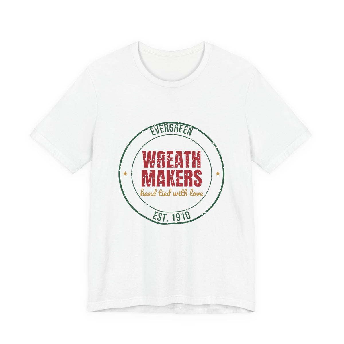 Evergreen Wreath Makers Est. 1910 Shirt, Vintage Christmas T-Shirt, Vintage Christmas Gift
