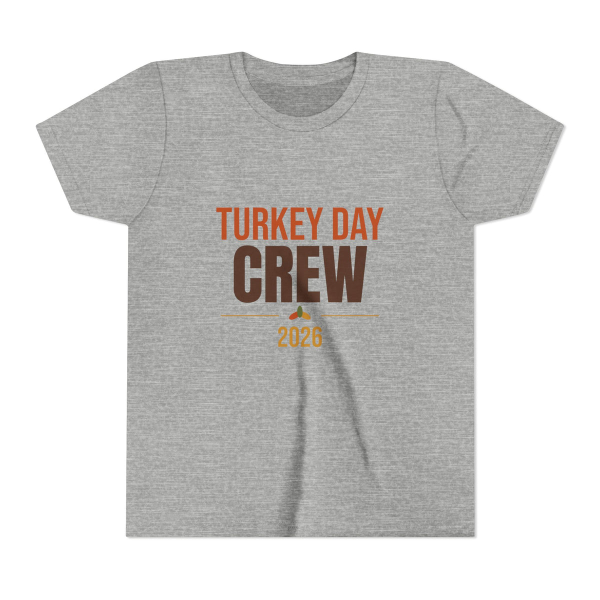 Turkey Day Crew 2026 Kids Shirt, Kids Thanksgiving T-Shirt