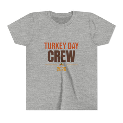 Turkey Day Crew 2026 Kids Shirt, Kids Thanksgiving T-Shirt