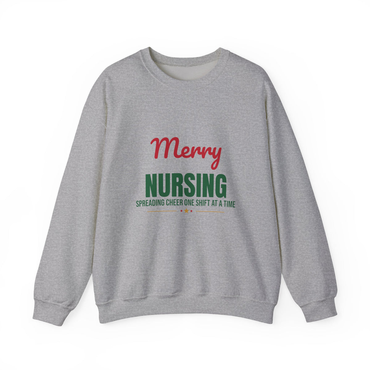 Merry Nursing Spreading Cheer One Shift at a Time Sweatshirt, Nurse Christmas Crewneck, Nurse Gift