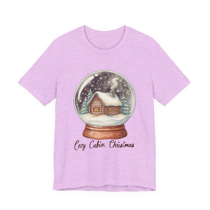 Cozy Cabin Christmas Snow Globe Shirt, Cozy Cabin Christmas Snow Globe T-Shirt