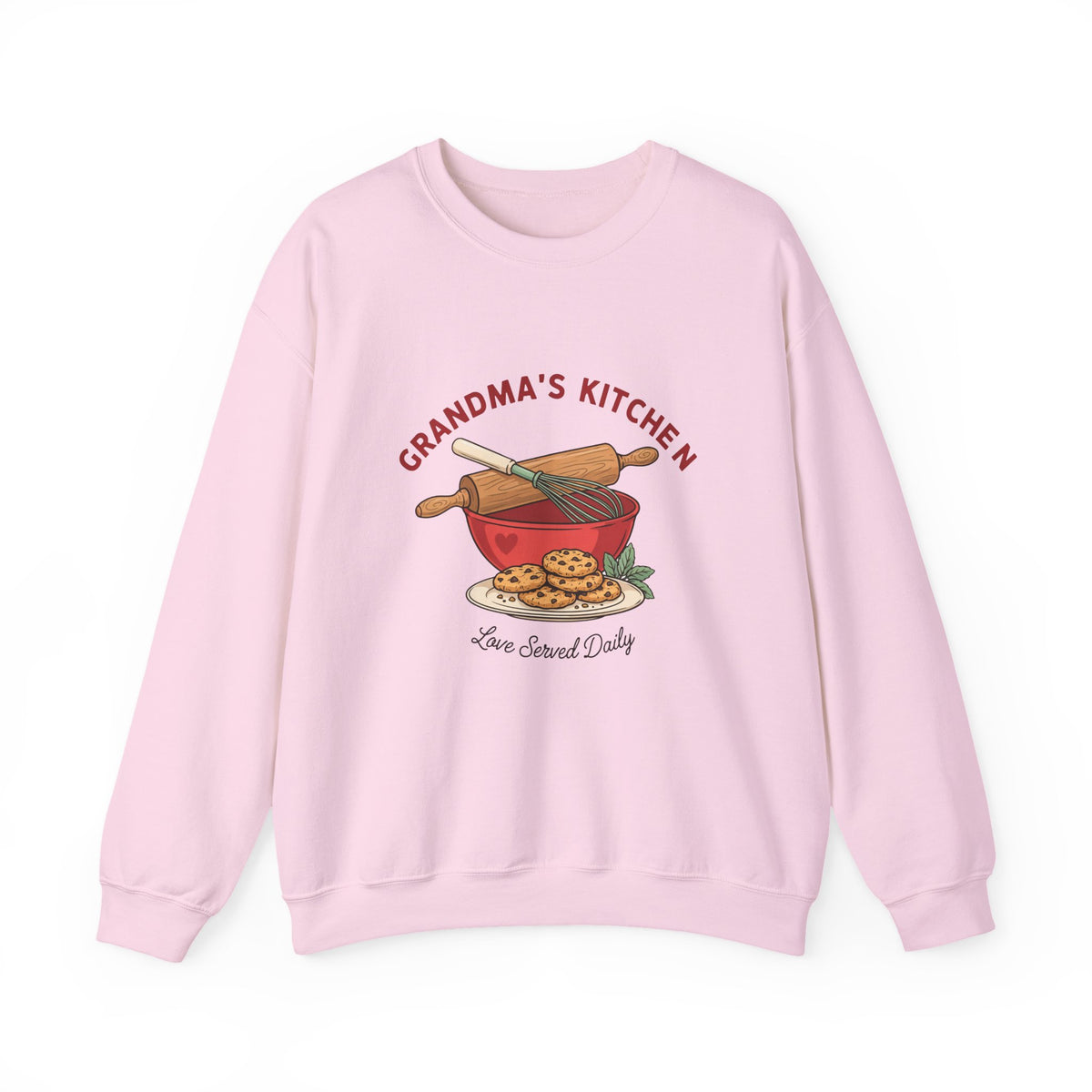 Grandma's Kitchen Love Served Daily Sweatshirt, Grandma Baking Crewneck, Gift for Grandma