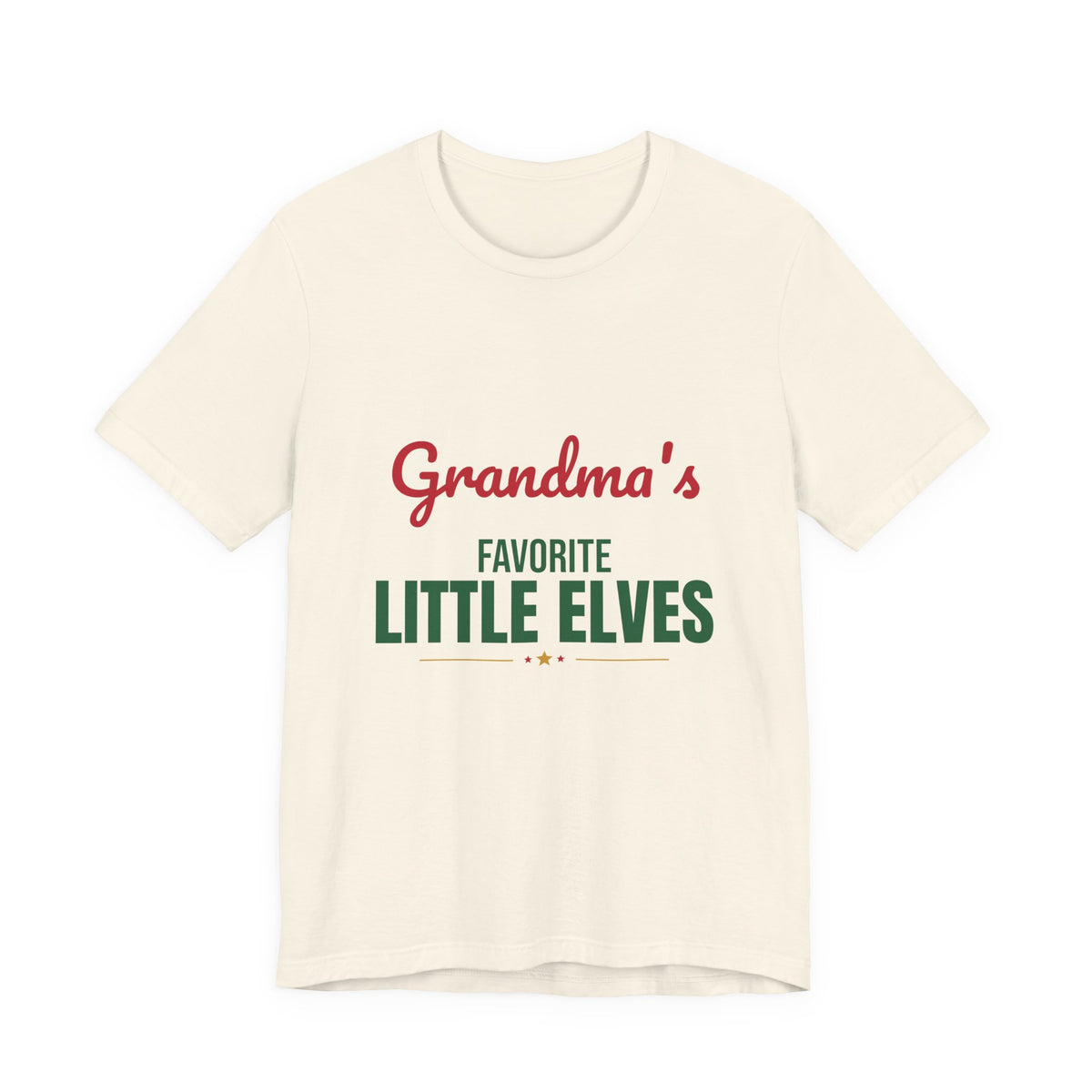 Grandma's Favorite Little Elves Shirt, Grandma Christmas T-Shirt, Nana Holiday Tee
