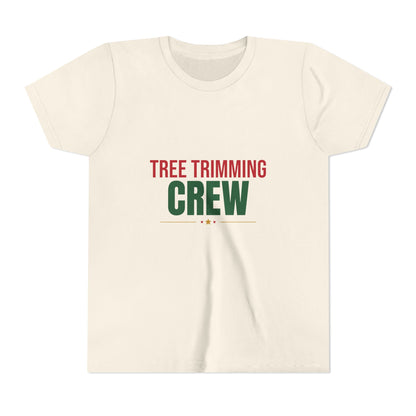 Tree Trimming Crew Kids Shirt