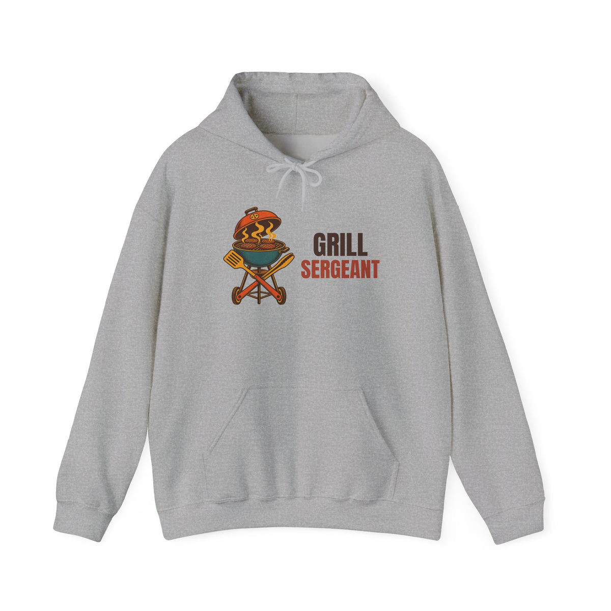 Grill Sergeant Vintage BBQ Hoodie, Vintage Grill Sergeant Hoodie
