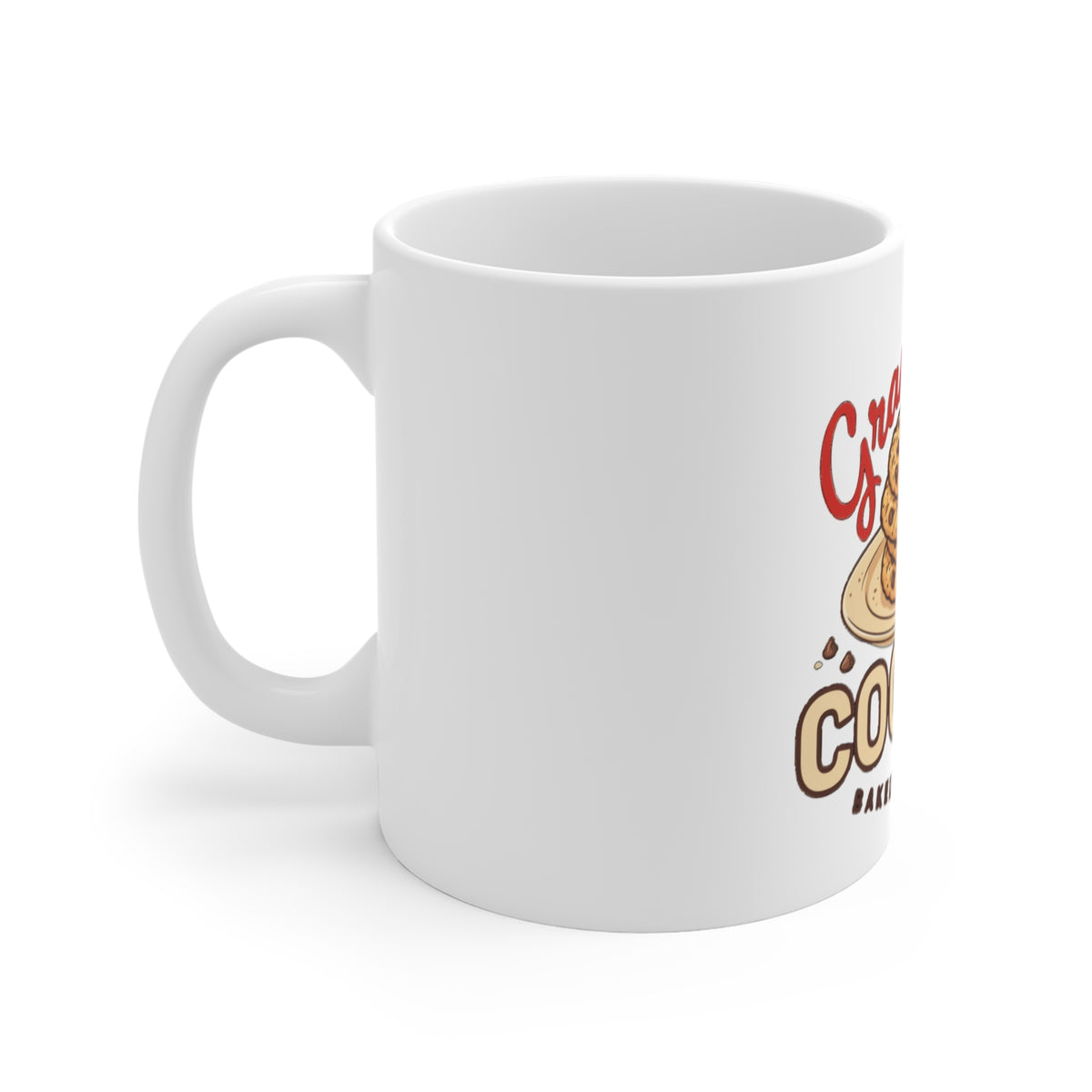 Grandma's Cookies Baked With Love Mug, Baking Grandma Coffee Mug 11oz