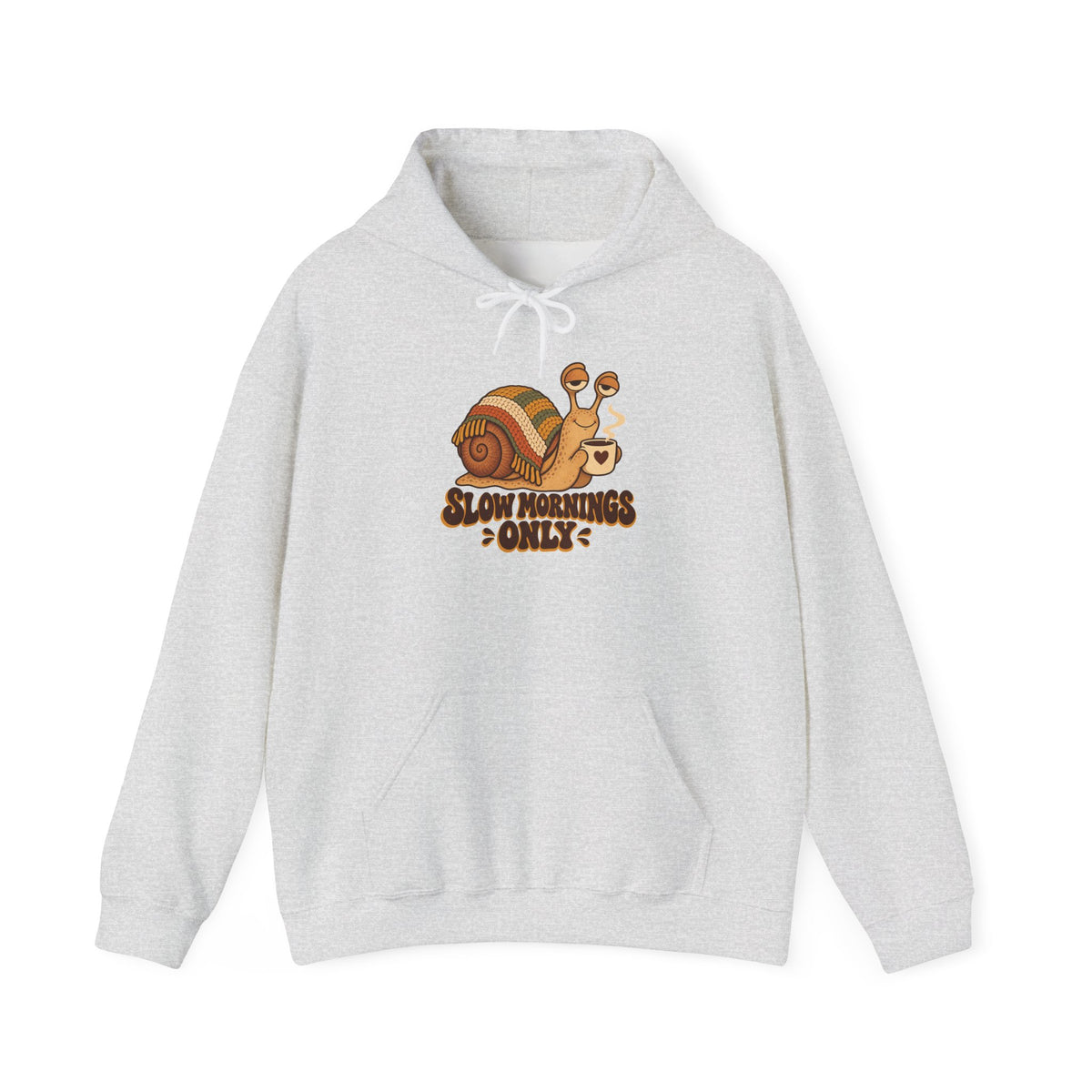 Slow Mornings Only Coffee Snail Hoodie, Coffee Snail Hoodie