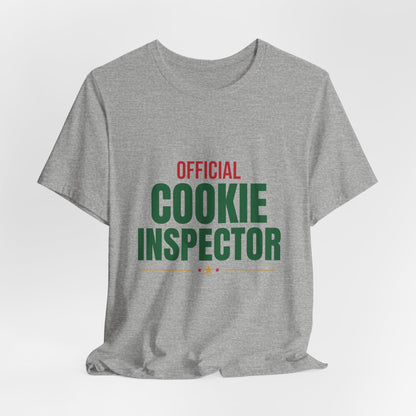 Official Cookie Inspector Shirt, Funny Christmas Baking T-Shirt