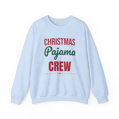 Christmas Pajama Crew Sweatshirt, Matching Family Christmas Crewneck