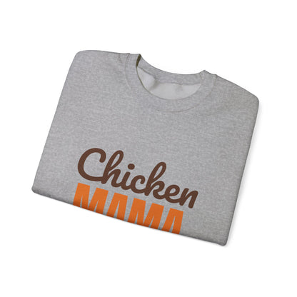 Chicken Mama Fresh Eggs Daily Sweatshirt, Chicken Mama Crewneck Sweatshirt