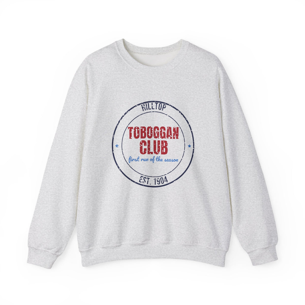 Hilltop Toboggan Club Est. 1904 Sweatshirt, Vintage Winter Crewneck Sweatshirt