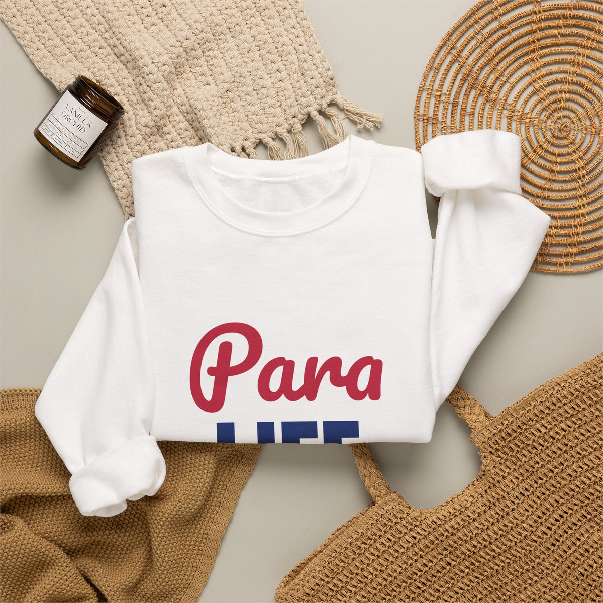 Para Life Here For Every Kid Sweatshirt, Para Life Crewneck Sweatshirt