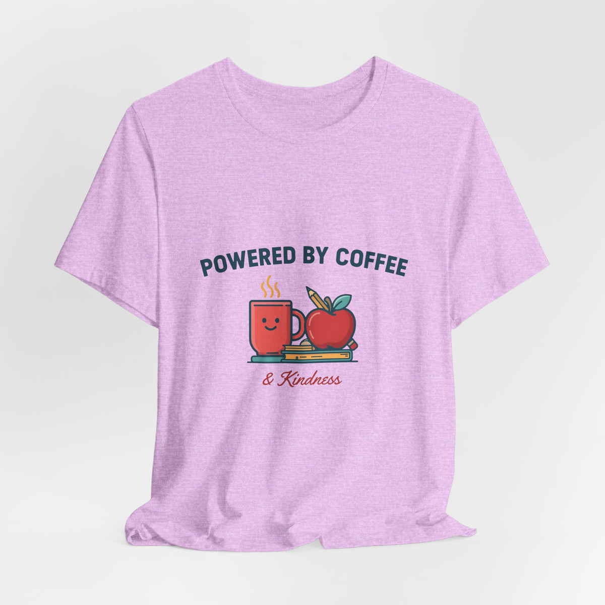 Powered by Coffee and Kindness Shirt, Teacher T-Shirt, Teacher Appreciation Gift